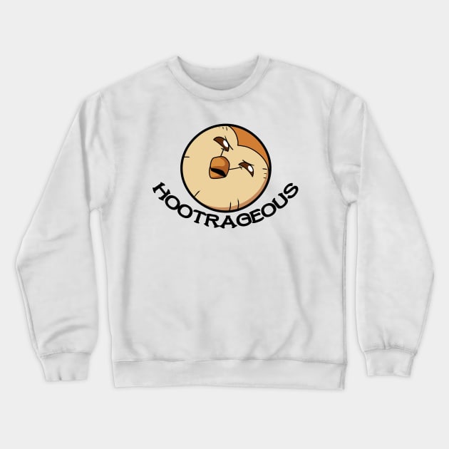 Hootrageous Crewneck Sweatshirt by Sepheria